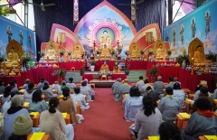 Ngày thứ hai của Pháp hội Dược Sư lần thứ 18 tại chùa Bằng
